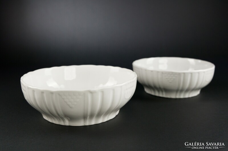 Zsolnay porcelain bowls, marked, 2 pieces