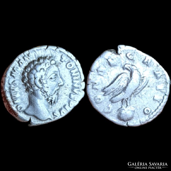 Divus Marcus Aurelius (161-180) Denar 3,39g. Sas, CONSECRATIO, Birodalom