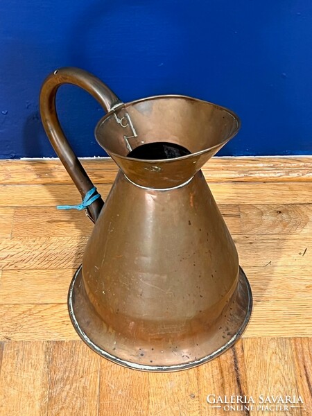 Red copper jug, approx. 30 cm