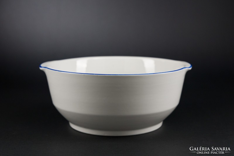 Alföldi porcelain bowls, large size, marked, 2 pieces