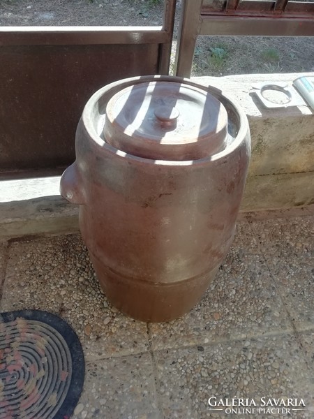 Large cabbage pot, kéamy barrel
