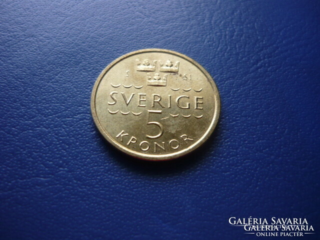 Sweden 5 kronor / 5 kronor 2016 xvi. King Gustav Károly!