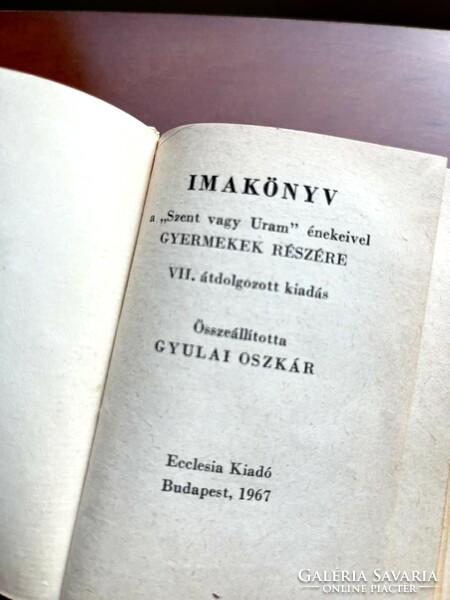 2 szép régi imakönyv: Imakönyv gyerekeknek 1967, Boldogasszony anyánk 1943