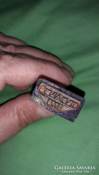 Antik mini fanyeles bélyegző pecsétnyomó a képek szerint