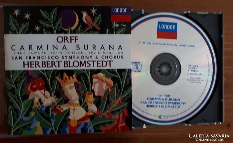 Orff: carmina burana: san francisco symphony, herbert blomstedt original cd