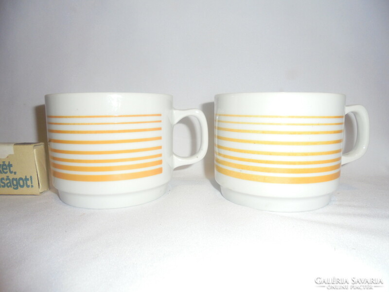Zsolnay tea mug, cup - two pieces together