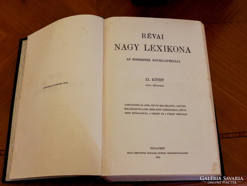 Révai Nagy Lexikona 1-20 kötet 1914-es kiadás