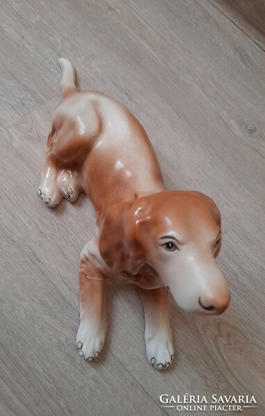 Large porcelain dog