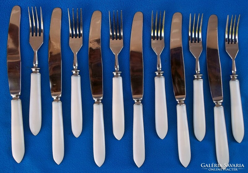 Marked silver-plated cutlery
