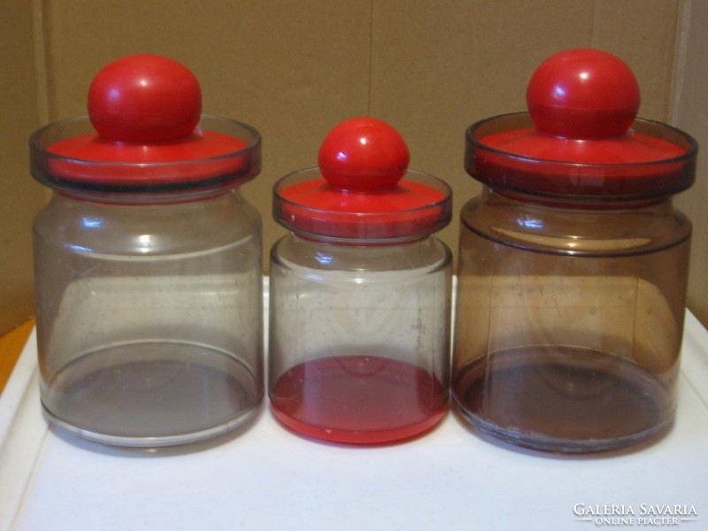 50-year-old retro Emsa spice holder, pack of 3