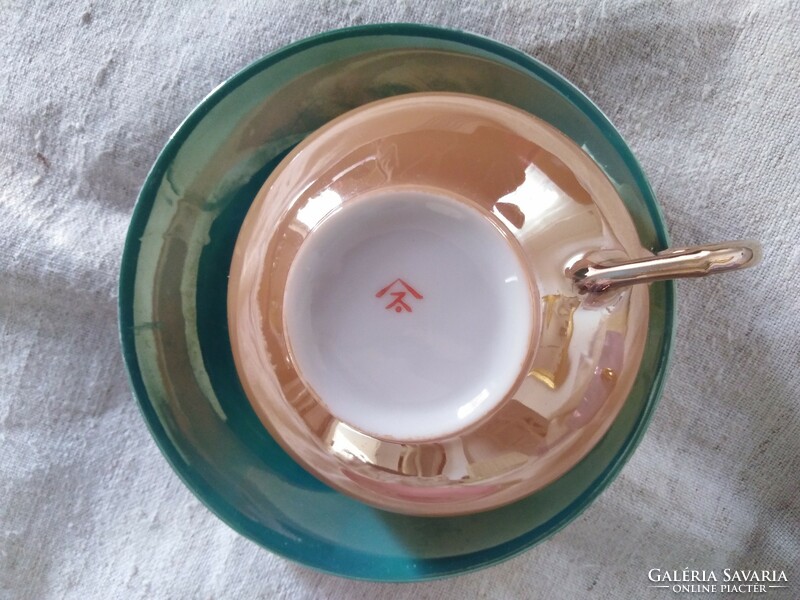 Japán - tojáshéj porcelán, kávés, teás szett / 2 személyes