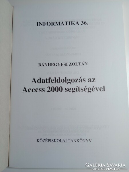 Bánhegyesi Zoltán - Access 2000