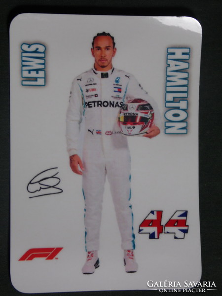 Kártyanaptár,Forma 1,Formula 1,pilota,versenyző, Lewis Hamilton, 2019