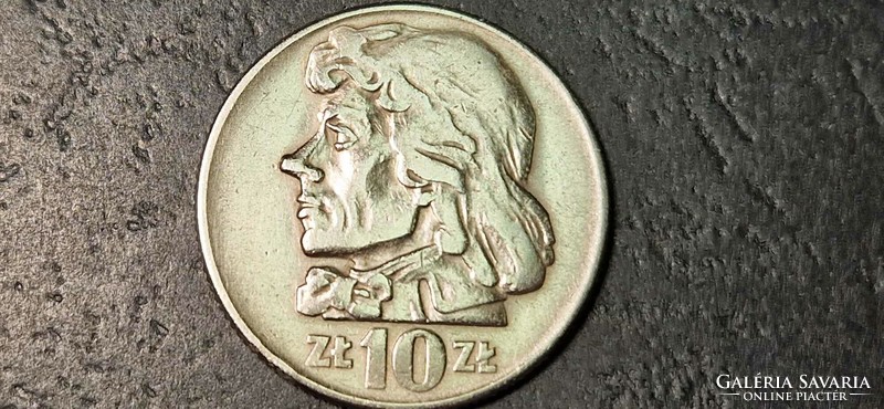Lengyelország 10 Zloty 1966.,Tadeusz Kosciuszko