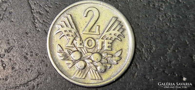 Poland 2 zloty, 1958.
