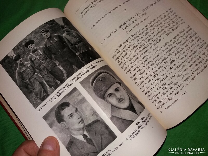 1955. László Dér: liberation 1944. September 26 - April 4, 1945. Book according to pictures spark