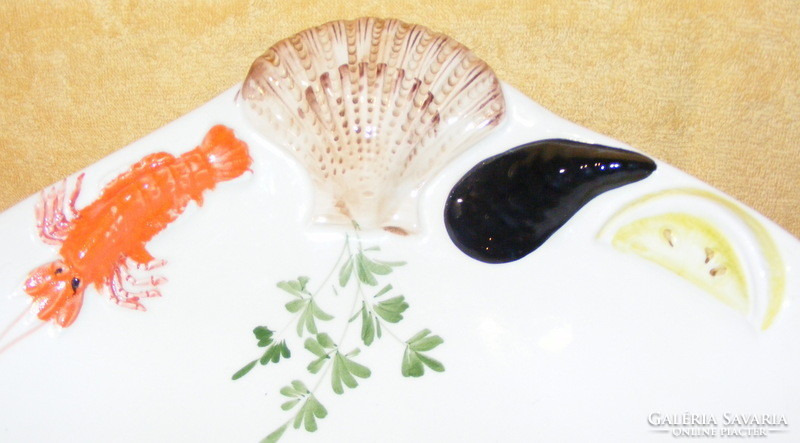 Large Italian clam crayfish serving platter