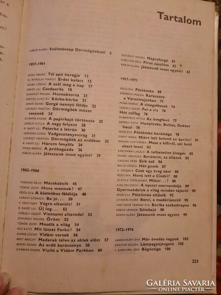 Dörmögő Dömötör meséi,  1982-ből 25 év válogatott mesék, Alkudható