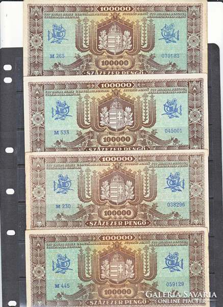 Magyarország 100000 pengő 1945 FA