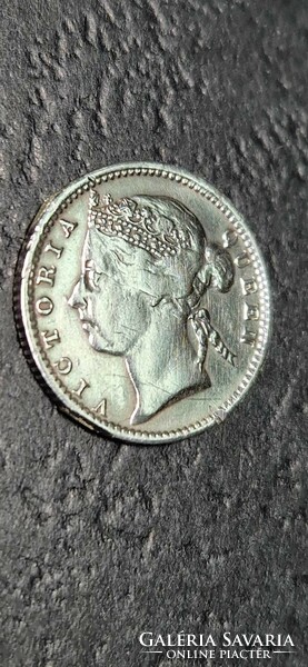 Malaka-szorosi Telepek 10 cent, 1900. (Straits Settlements) , Verdejel nélkül.