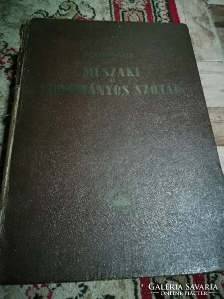 Technical scientific dictionary 1953