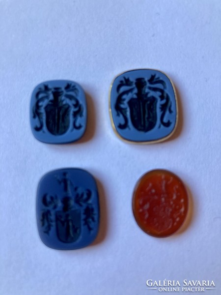 Agate stone engraving, coats of arms!