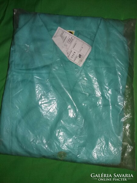 Retro packaged, never used work clothes, women's short-sleeved cloak, Tartex Szeged, size 48, according to the pictures