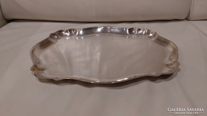 Marked silver plated tray