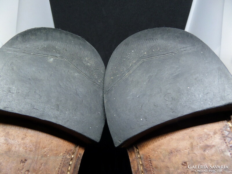 Charles Tyrwhitt (eredeti) férfi 41-es UK 7 BTH:26,5 cm exkluzív száras bőrcipő