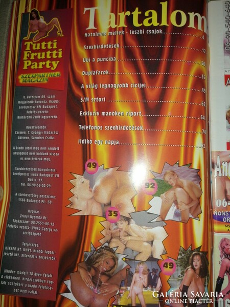 Tutti Frutti Party magazin 69.sz