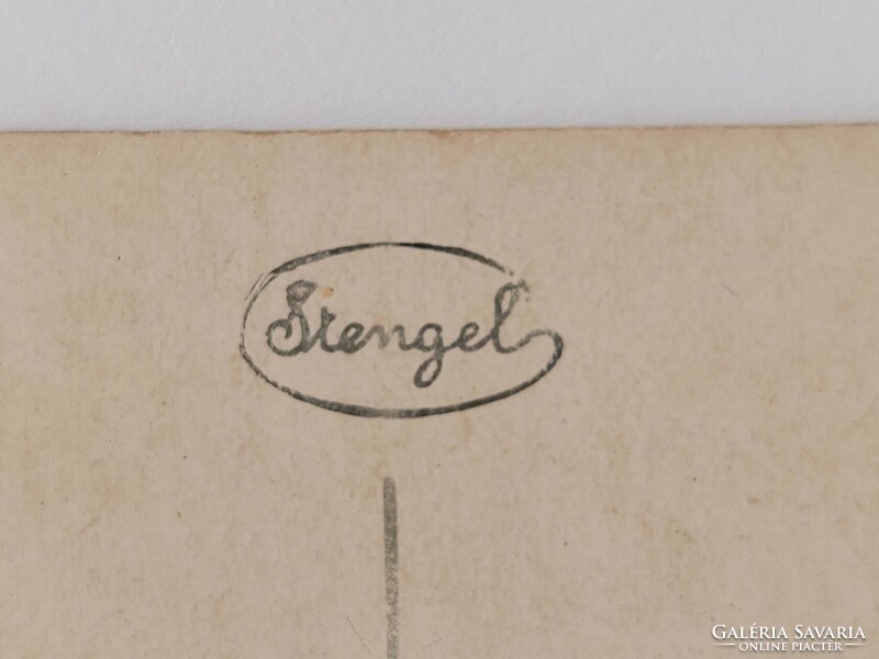 Régi Stengel képeslap művészeti levelezőlap