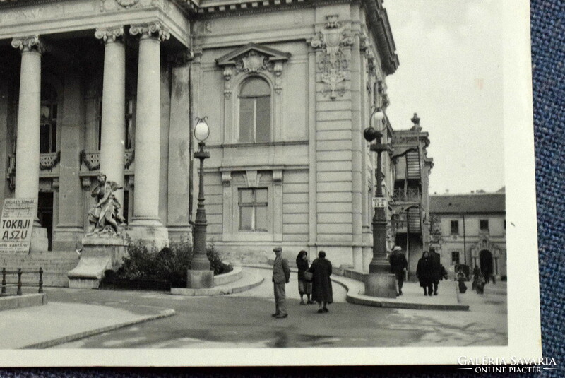 Nagyvárad - Szigliget theater - Tokaj aszu / let it be as it used to be - sign - postcard - 1941