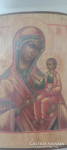 Antik orosz istenanya ikon Iveri istenanya 19sz