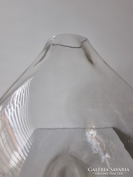 Old large glass balloon with a special shape, even for making a florarium