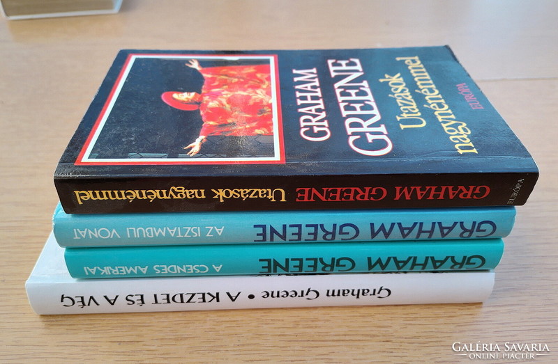 Graham greene book bundle - the beginning and the end / the quiet american / the istanbul train / travels