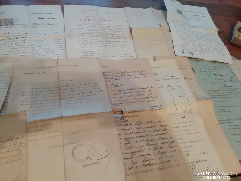 Old documents are in the condition shown in the pictures
