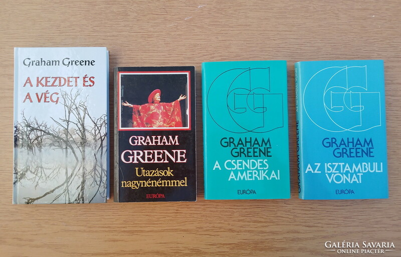 Graham greene book bundle - the beginning and the end / the quiet american / the istanbul train / travels