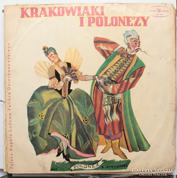Polish pop music, folk music and folk dance 6 pcs - vinyl record lp