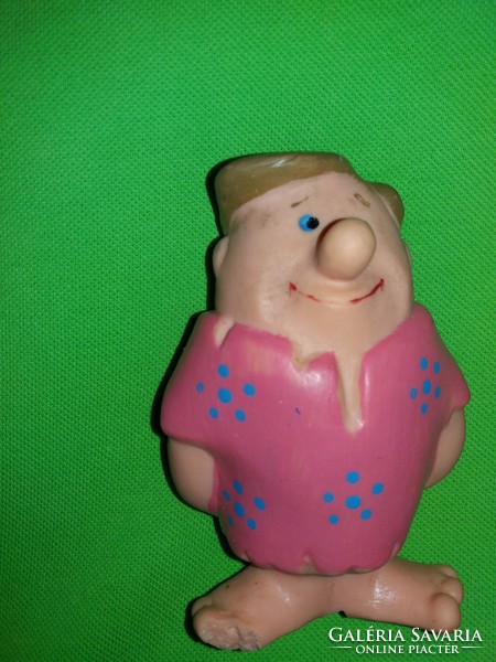 Old whistling rubber hanna-barbera flinstone lame toy figure 16 cm according to the pictures