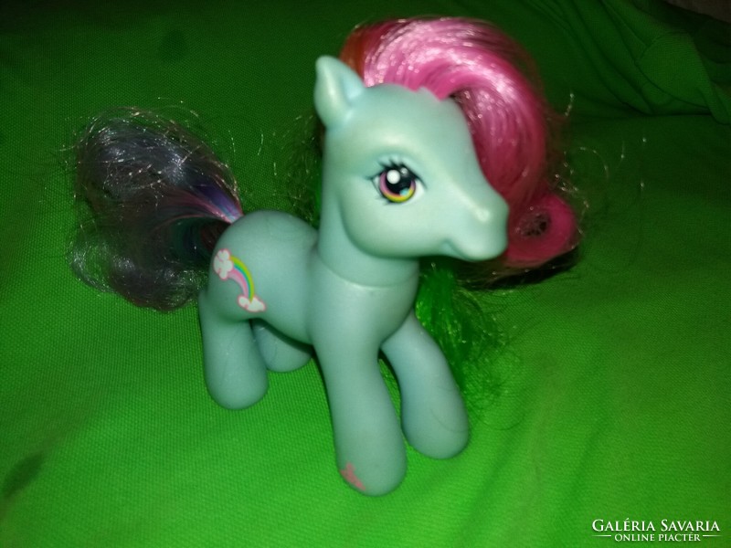 Beautiful quality hasbro rich rainbow mane my little pony pony 13 cm according to the pictures 2.