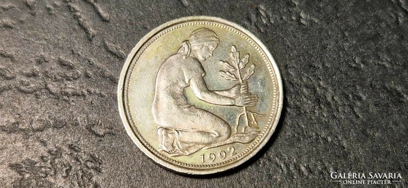 Germany 50 pfennig, 1992., Verdejel 