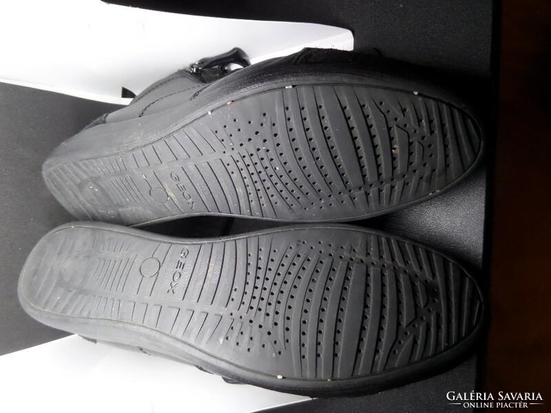 Geox (original) size 39 uk size 6 bth: 25 cm women's high heel leather shoes