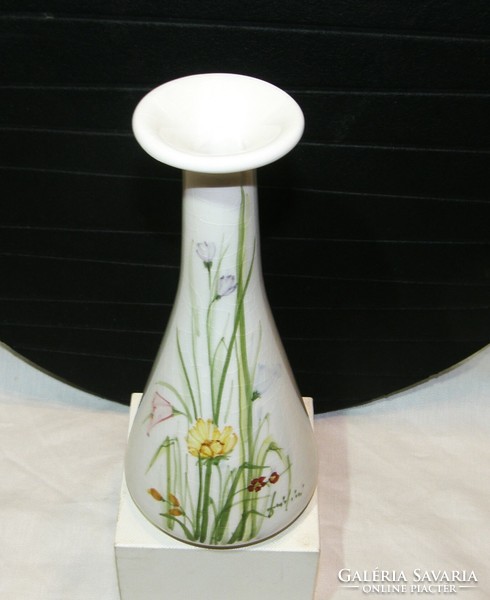 Régi Olasz porcelán váza -  20 cm
