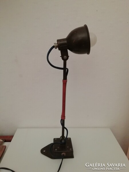 Militaria, antique cartographer's lamp, 1960s