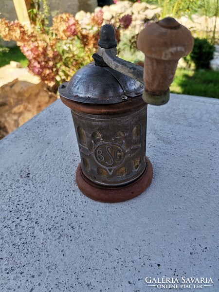 Antique coffee grinder