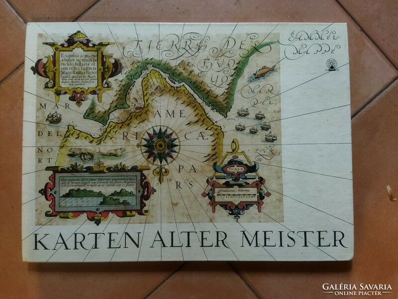 Karten alter Meister 24 db régi térkép reprodukció és leírás német nyelvű