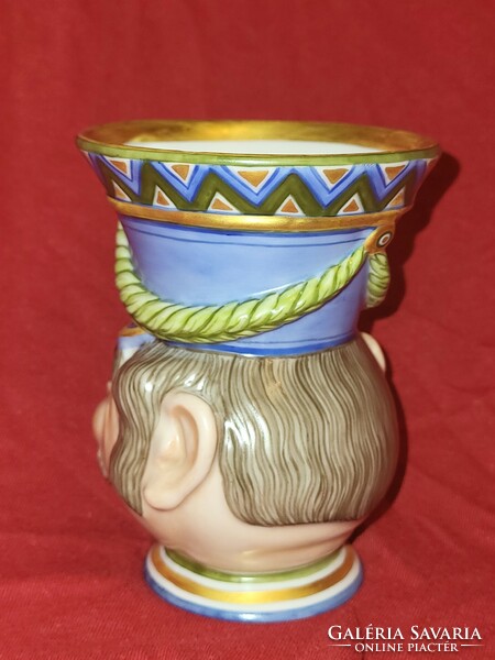 Antique hussar decorative cup from Herend is a rarity