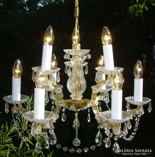 Crystal chandelier 9-burner crystal chandelier