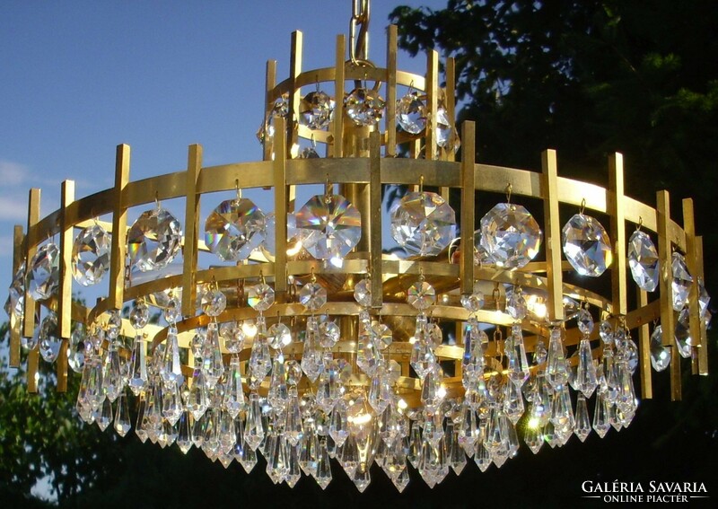Swarovski crystal chandelier 6+1 burners