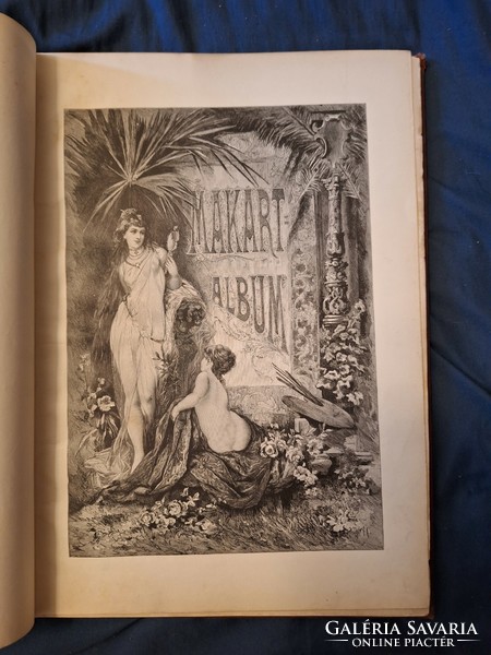 1893 Verlag franz bondy wien gigantic hans makart album -41x30 cm art nouveau hardback-cheap!